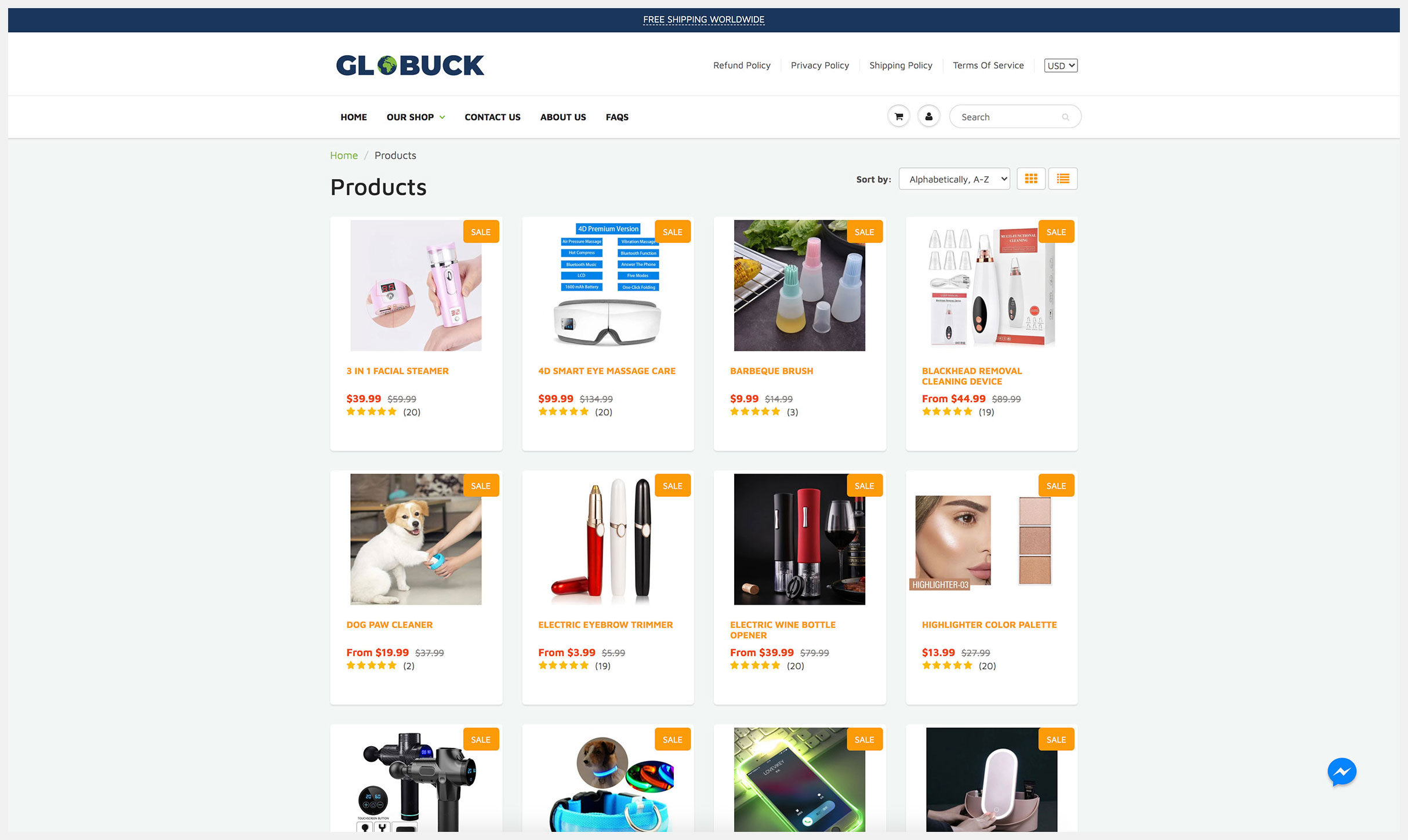 Product Listing Page (PLP)